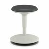 Hon Revel Adjustable H Fidget Stool, Backless, 13.75 in.-18.5 in. Seat H, Charcoal Seat, White Base HONEFS01S